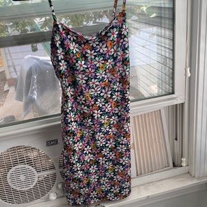 Floral print dress